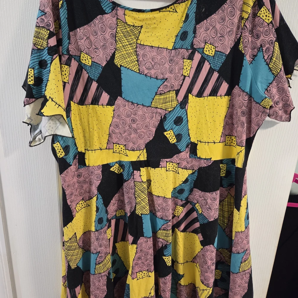 READ DESCRIPTION- Hot Topic Patchwork Sallt Dress + Torrid Sally Shorts - Picture 11 of 14